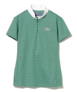 PURPLE LABEL / 小紋柄 ジャカード スタンドカラー シャツ