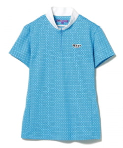 PURPLE LABEL / 小紋柄 ジャカード スタンドカラー シャツ