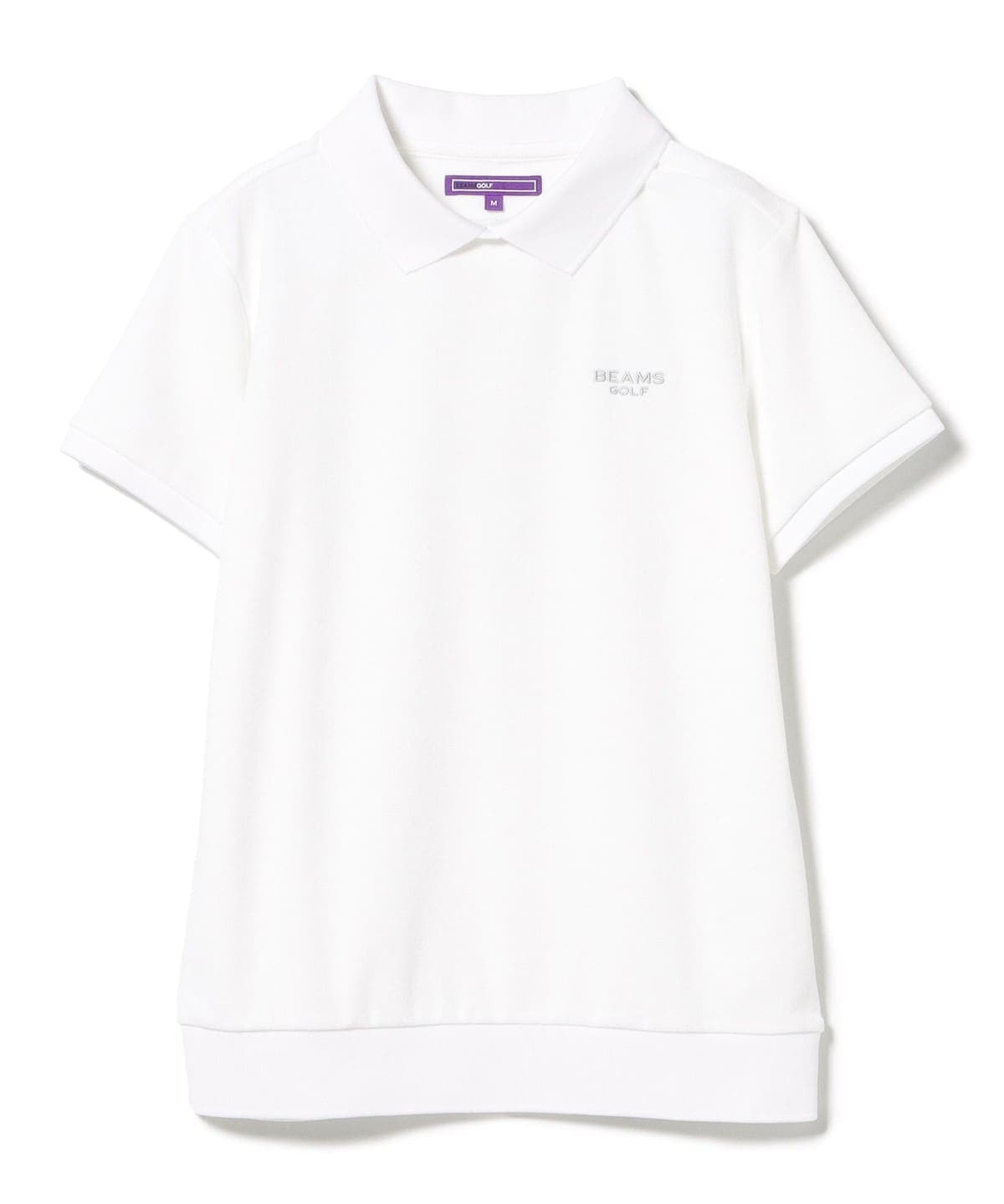 BEAMSGOLF - 極美品　BEAMS GOLF 襟付き プルオーバー ポロシャツ　サイズM BEAMS GOLF（ビームス ゴルフ）PURPLE LABEL / マイクロパイル