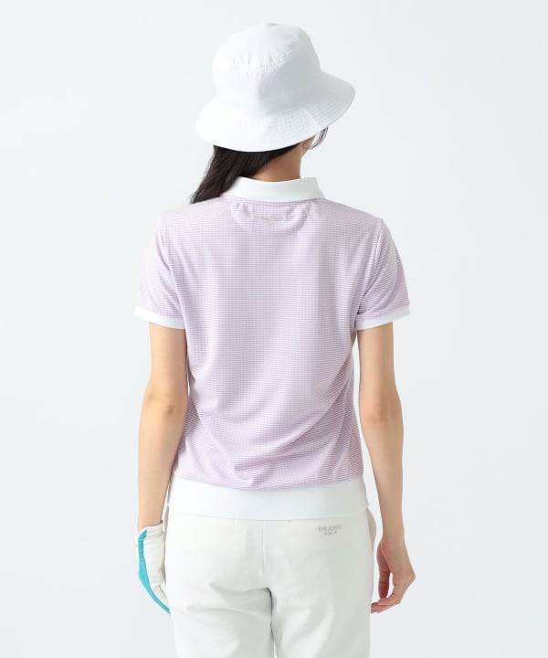PURPLE LABEL / 襟付き ギンガムチェック プルオーバー
