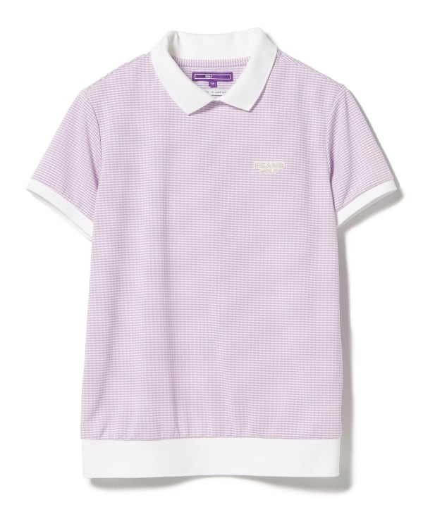 2024-25 秋冬新作  BEAMS GOLF（ビームス ギンガム 襟付き / LABEL ゴルフ）PURPLE その他