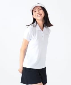 PURPLE LABEL / メッシュロゴ襟 ポロシャツ