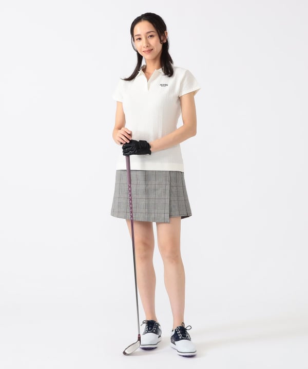 BEAMS GOLF（ビームス ゴルフ）〈WOMEN〉PURPLE LABEL / タック編み