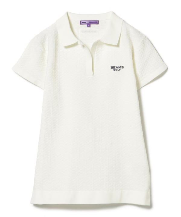 BEAMS GOLF（ビームス ゴルフ）〈WOMEN〉PURPLE LABEL / タック編み