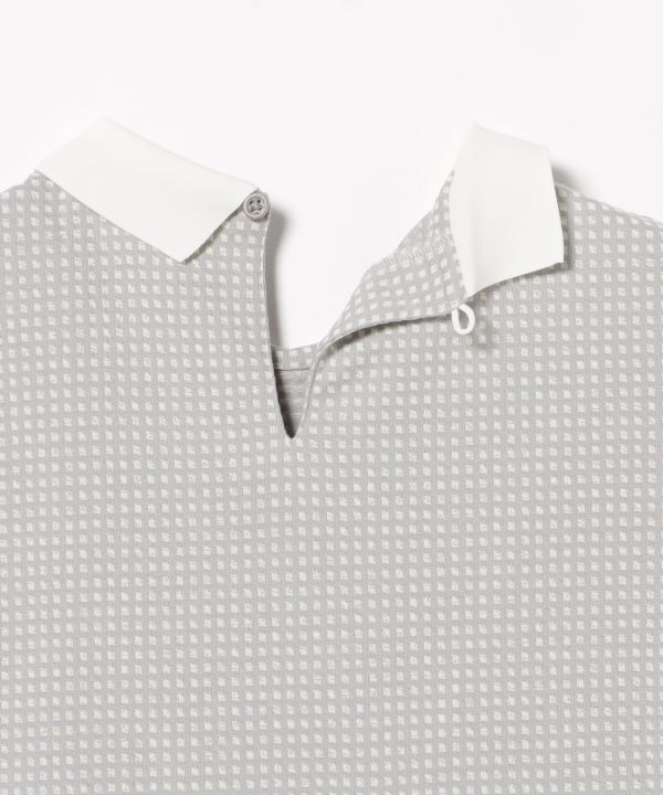 BEAMS GOLF（ビームス ゴルフ）PURPLE LABEL / ギンガム リブ襟つき