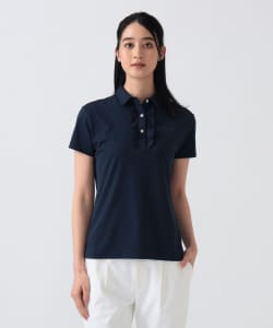 PURPLE LABEL / フロントフリル ボロシャツ（吸水速乾・UVカット）