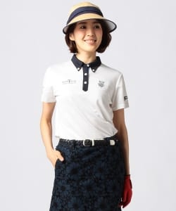 【レジーナ夏号掲載】BEAMS GOLF PURPLE LABEL / MONTAUK クールマックス クレリック ポロシャツ