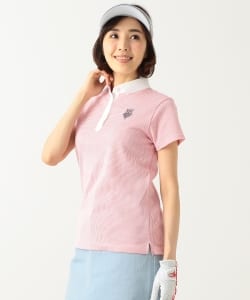 BEAMS GOLF PURPLE LABEL / ドット ジャカード ポロシャツ