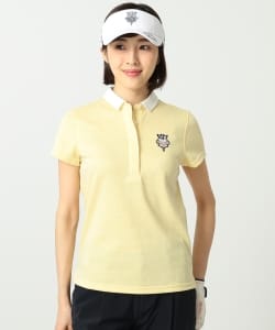 ▲BEAMS GOLF PURPLE LABEL / バイアスチェック ポロシャツ