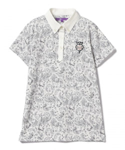 ▲BEAMS GOLF PURPLE LABEL / ペイズリー ポロシャツ