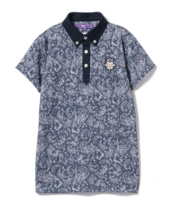 ▲BEAMS GOLF PURPLE LABEL / ペイズリー ポロシャツ