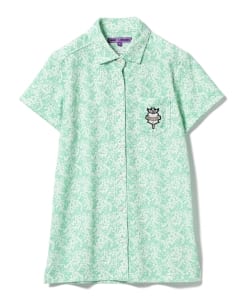 ▲BEAMS GOLF PURPLE LABEL / 小花柄 シャツ