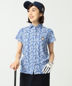 ▲BEAMS GOLF PURPLE LABEL / 小花柄 シャツ