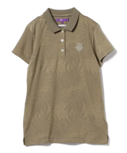 BEAMS GOLF PURPLE LABEL / リーフ メッシュ ポロシャツ