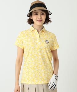 BEAMS GOLF PURPLE LABEL / 花柄 ポロシャツ