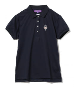 BEAMS GOLF PURPLE LABEL / クールマックス サークル模様 ポロシャツ