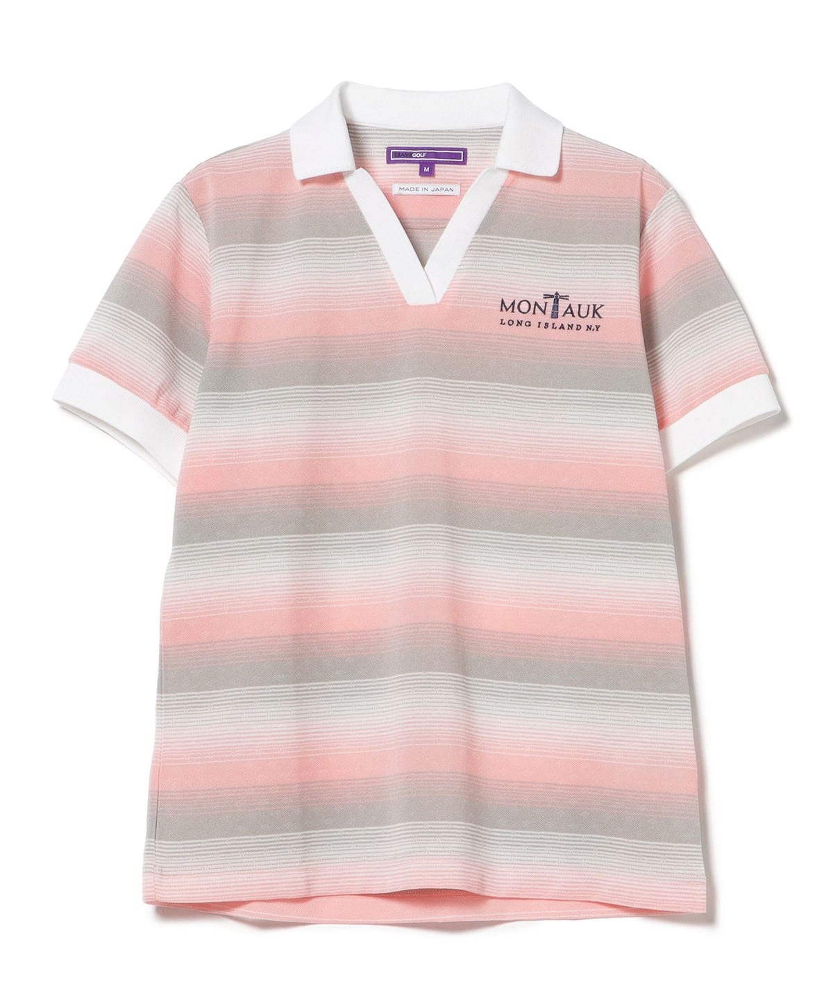 BEAMS GOLF ピンク セーター Mサイズ BEAMS GOLF（ビームスゴルフ）の「BEAMS GOLF ORANGE LABEL / 襟付き
