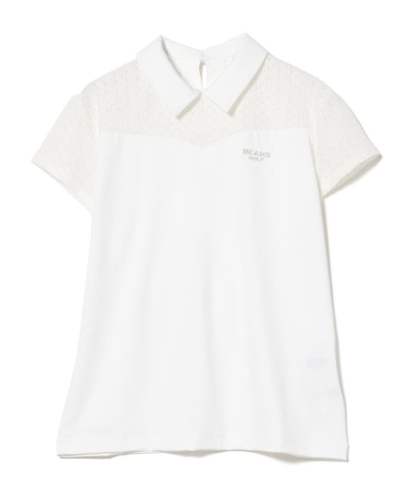 BEAMS GOLF（ビームス ゴルフ）PURPLE LABEL / レース 切替 ポロシャツ