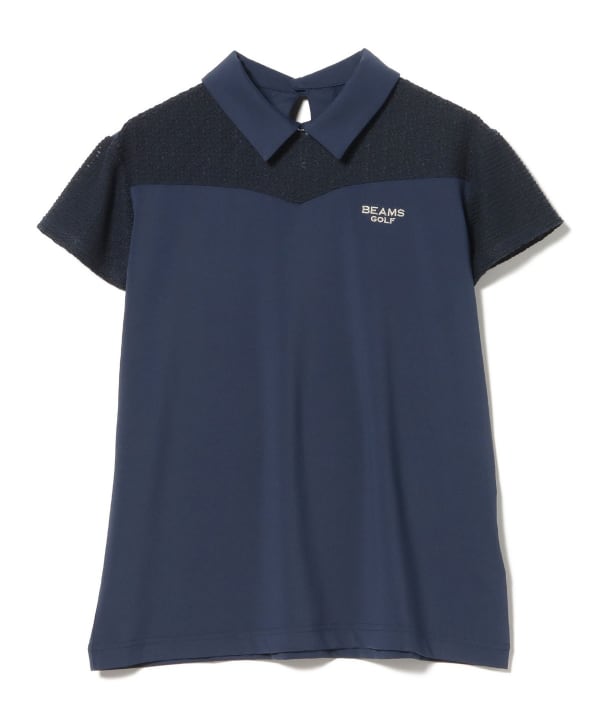 BEAMS GOLF（ビームス ゴルフ）PURPLE LABEL / レース 切替 ポロシャツ