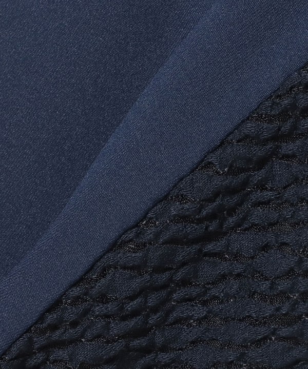 PURPLE LABEL / レース 切替 ポロシャツ