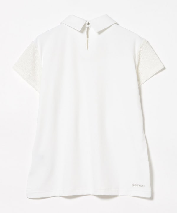 BEAMS GOLF（ビームス ゴルフ）PURPLE LABEL / レース 切替 ポロシャツ