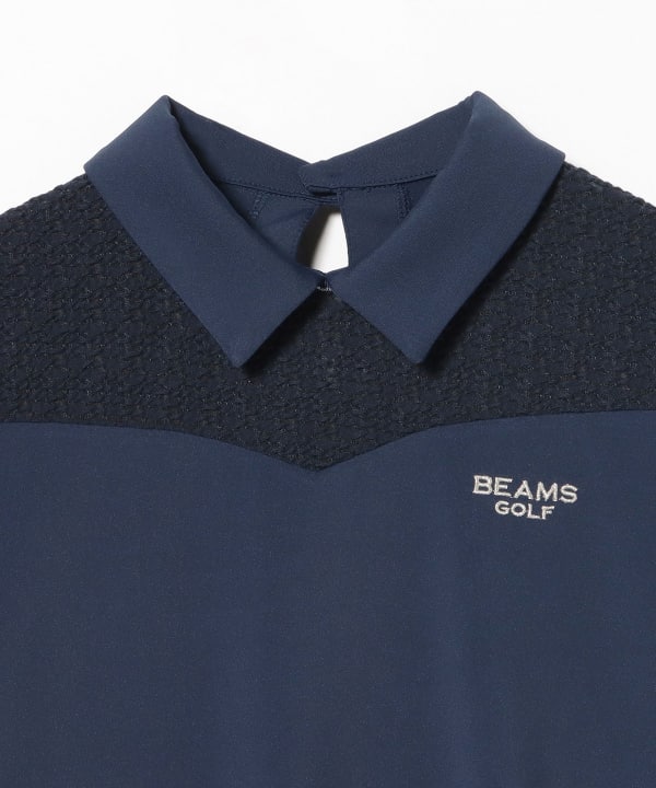 BEAMS GOLF（ビームス ゴルフ）PURPLE LABEL / レース 切替 ポロシャツ