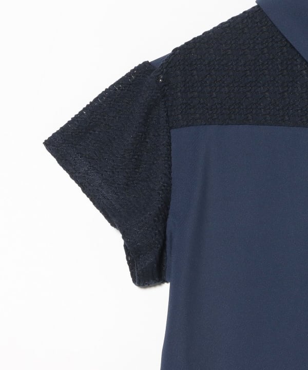 BEAMS GOLF（ビームス ゴルフ）PURPLE LABEL / レース 切替 ポロシャツ