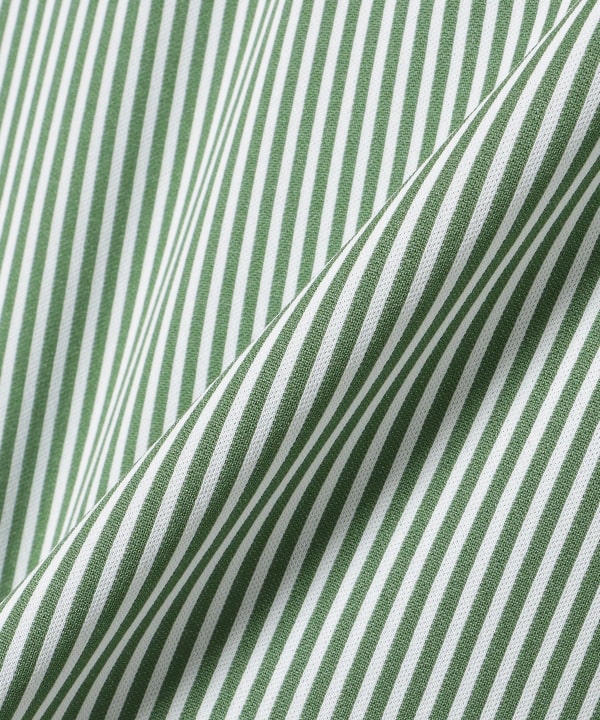 〈WOMEN〉PURPLE LABEL / ストライプ クレリック ポロシャツ