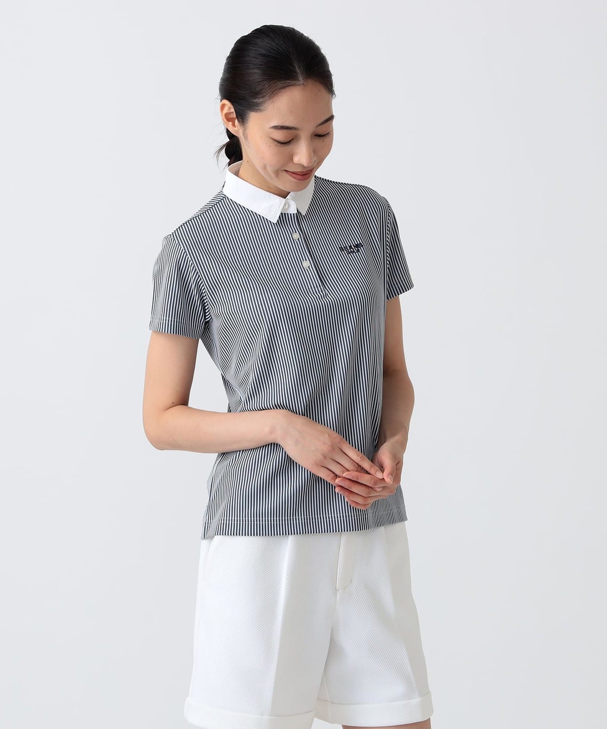 BEAMS GOLF（ビームス ゴルフ）〈WOMEN〉PURPLE LABEL / ストライプ