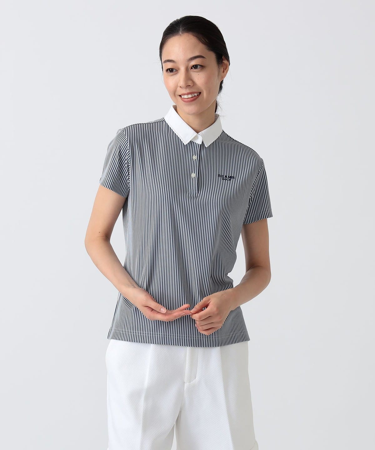 BEAMS GOLF（ビームス ゴルフ）〈WOMEN〉PURPLE LABEL / ストライプ