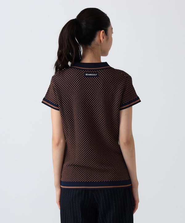 PURPLE LABEL/翻领针织Polo衫Model:H172 B75 W58 H84 Size:M