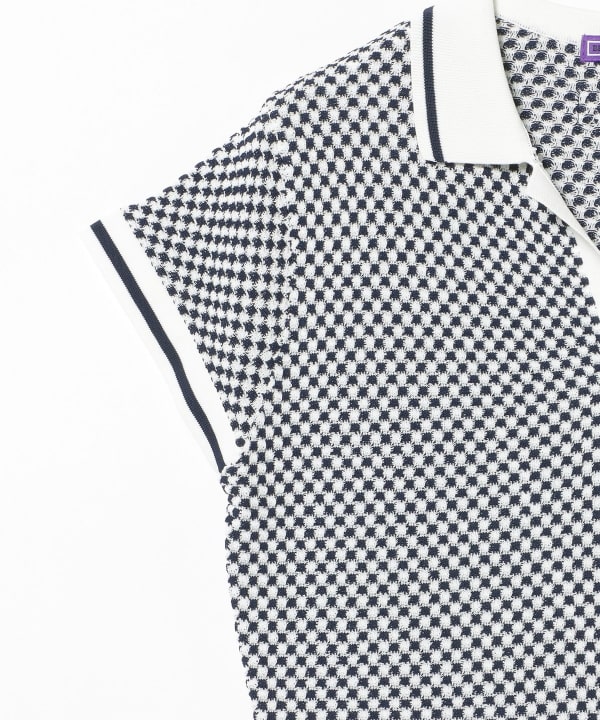 PURPLE LABEL / スキッパー ニット ポロシャツ