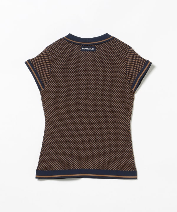 PURPLE LABEL / スキッパー ニット ポロシャツ