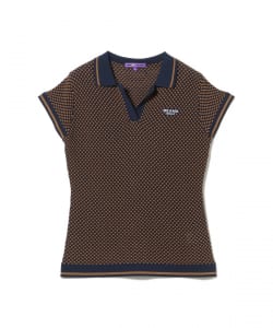 PURPLE LABEL / スキッパー ニット ポロシャツ