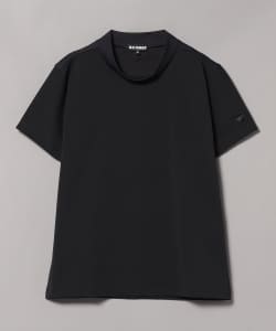 〈WOMEN〉B.G.THREE / メッシュ切り替え モックネックシャツ