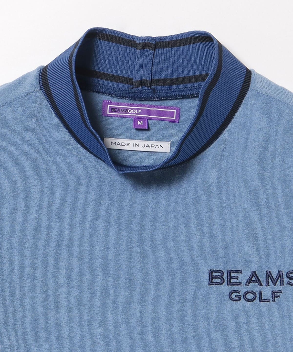 【新品未使用タグ付き】BEAMSGOLF　ビームスゴルフ　 フルジップ ベスト ゴルフ　ロゴ刺繍　日本製　レディースM　上品なデザイン　新品