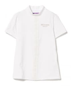 PURPLE LABEL / フロントレース モックネックシャツ