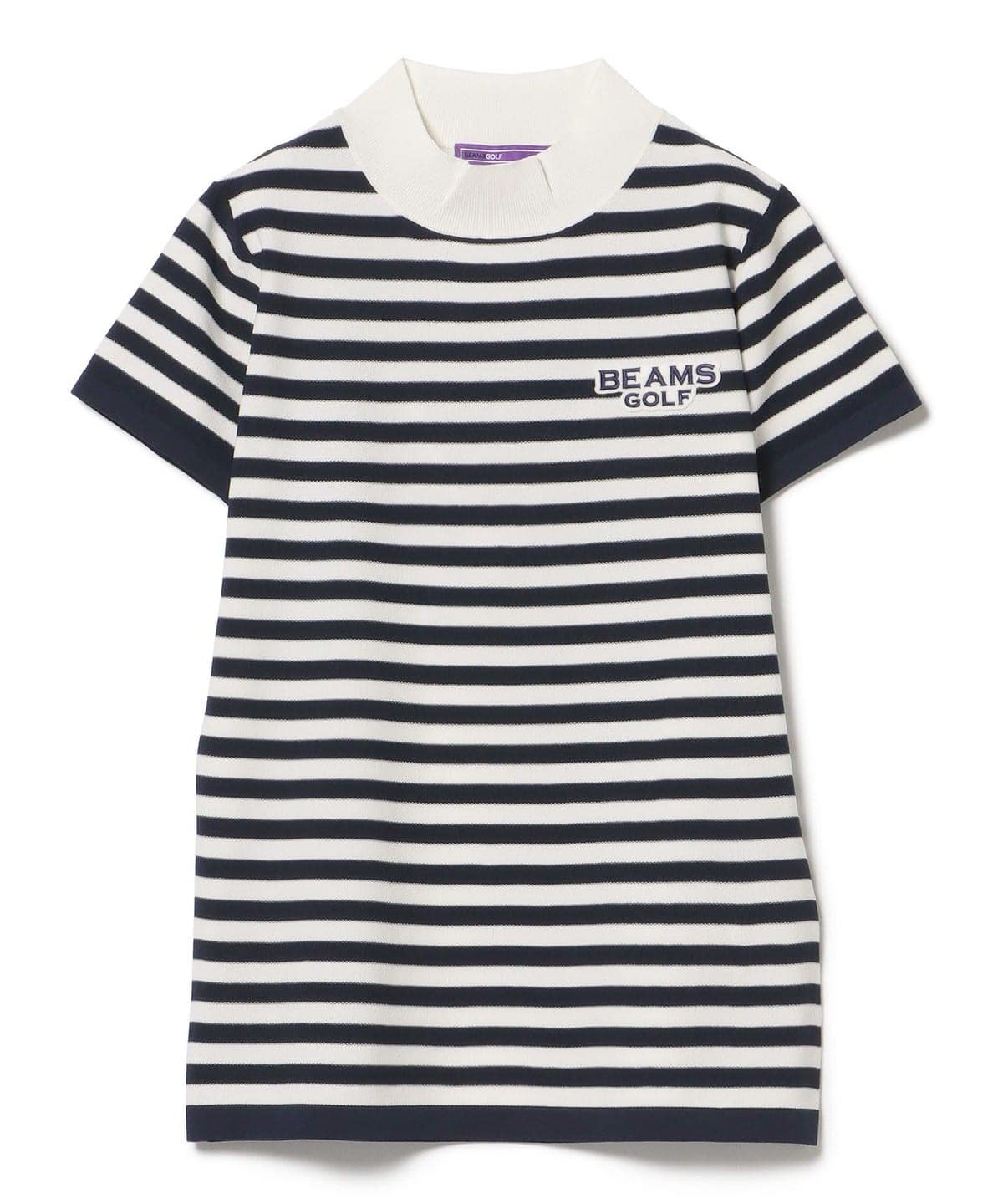 BEAMS GOLF（ビームス ゴルフ）PURPLE LABEL / 細ボーダー 半袖