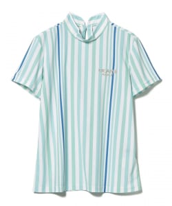 【4/17再値下げ】PURPLE LABEL / マルチストライプ モックネックシャツ