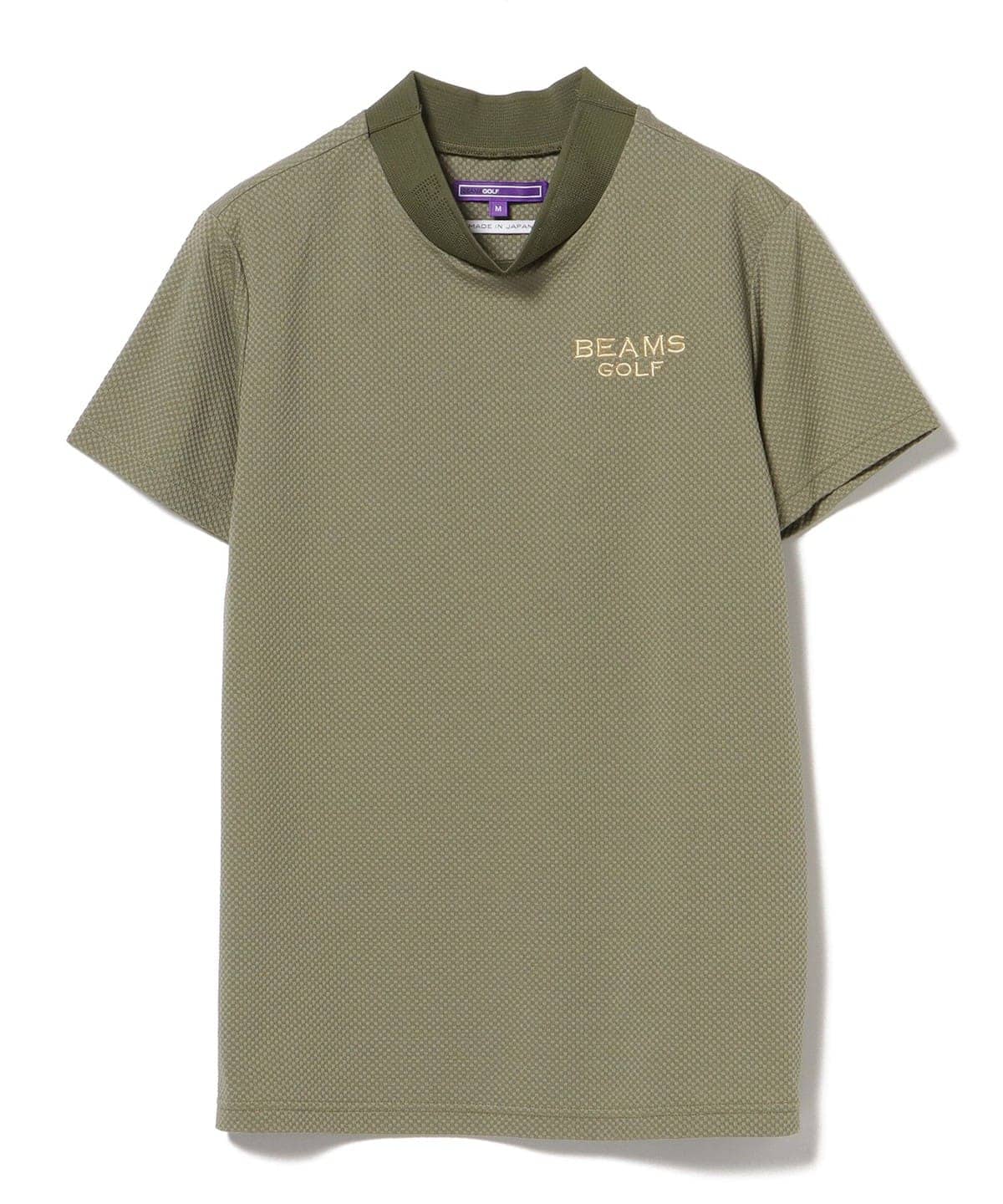 PURPLE LABEL / ブロックサッカー モックネックシャツ Tシャツ・カットソー WOMEN OLIVE L PURPLE LABEL / ブロックサッカー モックネックシャツ Tシャツ・カットソー WOMEN OLIVE L