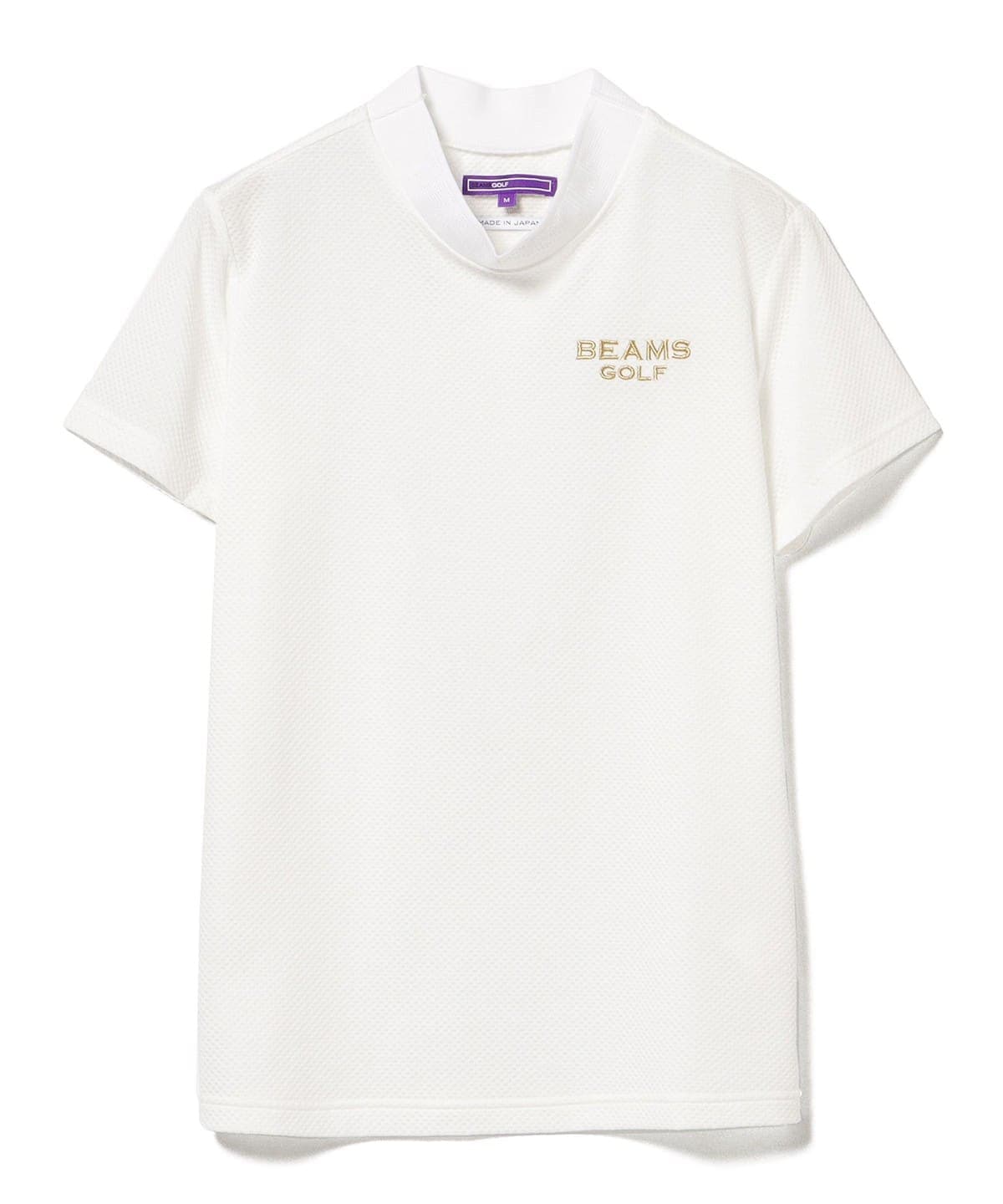 PURPLE LABEL / ブロックサッカー モックネックシャツ Tシャツ・カットソー WOMEN WHITE S PURPLE LABEL / ブロックサッカー モックネックシャツ Tシャツ・カットソー WOMEN WHITE S