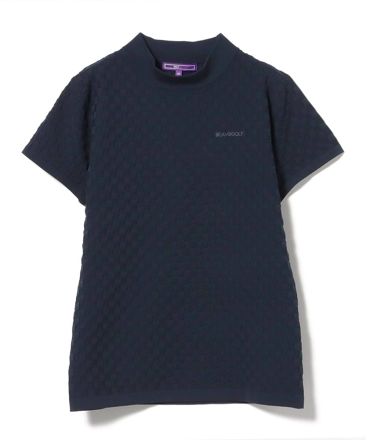 〈WOMEN〉PURPLE LABEL / バスケット編み モックネック ニット トップス WOMEN NAVY M 〈WOMEN〉PURPLE LABEL / バスケット編み モックネック ニット トップス WOMEN NAVY M