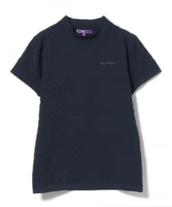 〈WOMEN〉PURPLE LABEL / バスケット編み モックネック ニット