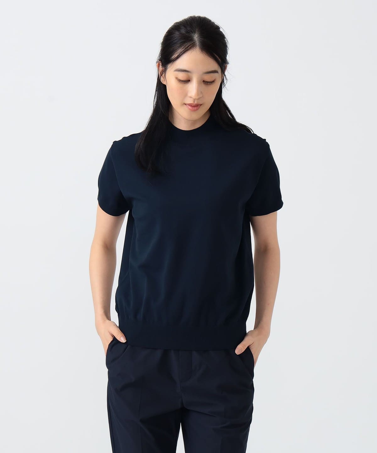 BEAMS GOLF（ビームス ゴルフ）〈WOMEN〉B.G.THREE / ALL-TIME モック