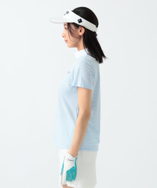 BEAMS GOLF（ビームス ゴルフ）PURPLE LABEL / 細ボーダー 半袖
