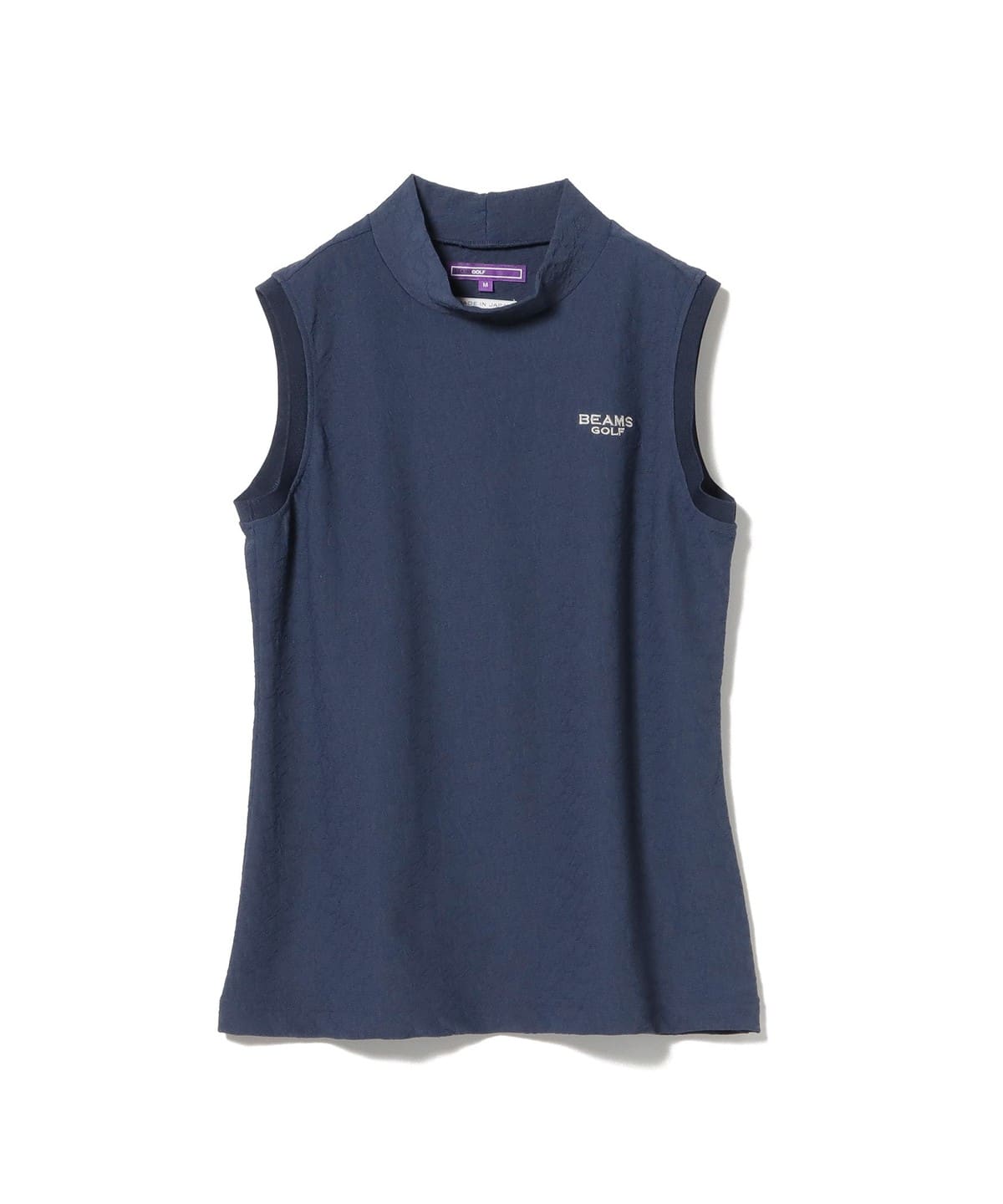 BEAMS GOLF ネイビー ノースリーブシャツ BEAMS GOLF（ビームス ゴルフ）PURPLE LABEL / ノースリーブ パール