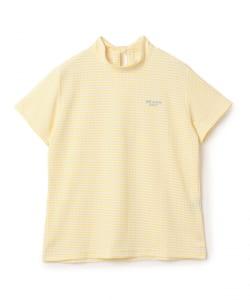 PURPLE LABEL / チェックジャカード リボン モックネック
