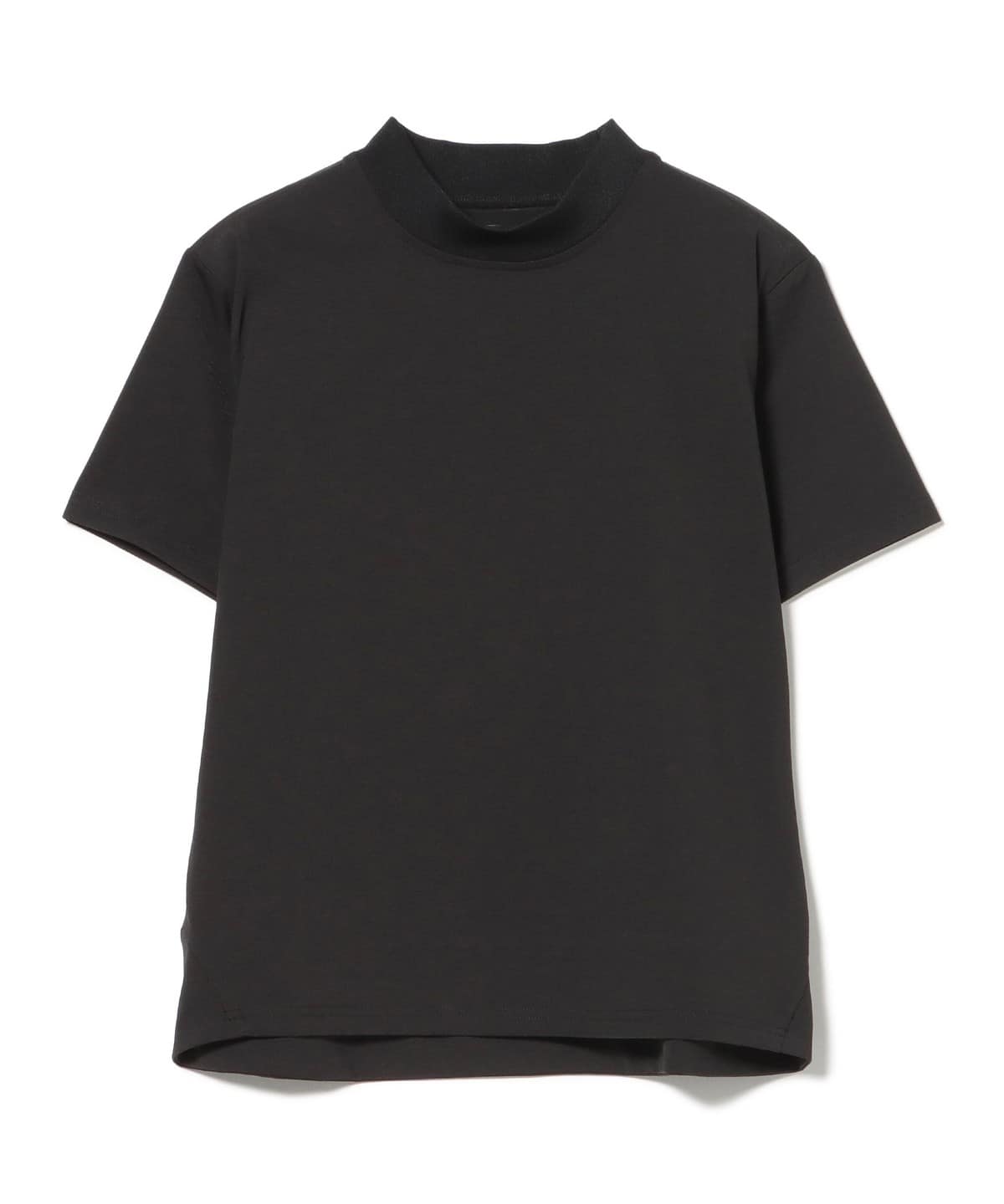 ダ*ィ様 ★新品★BEAMS GOLFモックネック半袖シャツ黒Ｌレディース BEAMS GOLF（ビームス ゴルフ）〈WOMEN〉 ORANGE LABEL / ワンポイント