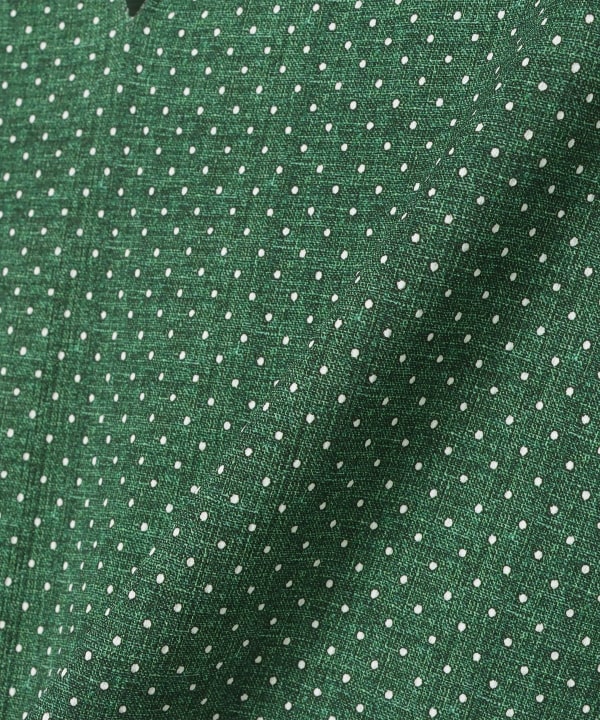 PURPLE LABEL / ドット柄 モックネックシャツ