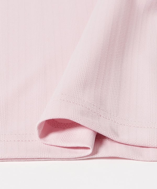 【8/6再値下げ】PURPLE LABEL / MONTAUK リボン モックネック シャツ（吸水速乾、UVカット）
